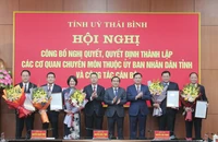 Thái Bình có 5 tân lãnh đạo sở
