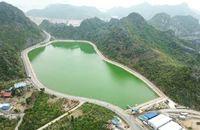 Hải Phòng: Xác minh thông tin hồ nước ngọt lớn nhất đảo Cát Bà bị sạt lở bờ kè 