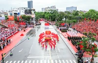 Ấn tượng lễ duyệt đội ngũ và diễu hành kỷ niệm 70 năm giải phóng Hải Phòng 