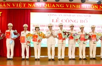 Công an tỉnh Quảng Ninh công bố thành lập 54 công an cấp xã