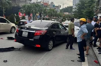 1 phó giám đốc gây tai nạn liên hoàn có nồng độ cồn vượt mức kịch khung