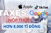 TikTok, Apple, Facebook… tự nộp thuế hơn 8.000 tỉ đồng 