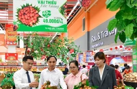 Vải thiều Chũ, Lục Ngạn tươi ngon đã có mặt tại siêu thị TP.HCM