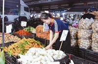 Giá rau củ rẻ, người dân TP.HCM sắm tết sớm 