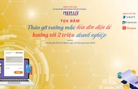 Báo Pháp Luật TP.HCM tổ chức tọa đàm 'Tháo gỡ vướng mắc hóa đơn điện tử, hướng tới 2 triệu doanh nghiệp'