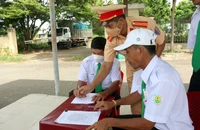 CSGT Bình Thuận yêu cầu tài xế cam kết 'Đã uống rượu, bia - Không lái xe'