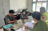 Công an làm việc với người 'bốc đầu' xe ở Bình Thuận đăng Tiktok 