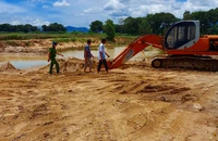 Bình Thuận: Phát hiện nhiều điểm khai thác cát ‘khủng’ tại Tánh Linh
