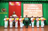 Công an Bình Thuận điều động 8 sĩ quan nhận công tác mới