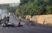 Tai nạn giao thông trên đường ven biển ở Phan Thiết, 3 người nước ngoài thương vong