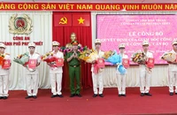 Công bố nhân sự Công an 2 phường mới sáp nhập của TP Phan Thiết