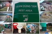 Bất ổn trạm dừng chân tạm trên cao tốc Vĩnh Hảo - Phan Thiết