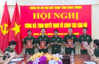 Bổ nhiệm Phó Chỉ huy trưởng nghiệp vụ, Bộ đội Biên phòng Bình Thuận