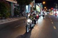 135 Tổ tuần tra Công an Bình Thuận làm nhiệm vụ xuyên đêm, xuyên Tết