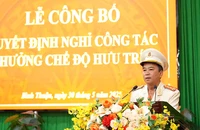 Đại tá Đinh Kim Lập, Phó Giám đốc Công an Bình Thuận nghỉ hưu