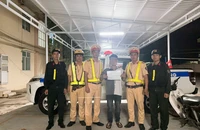 CSGT kiểm tra trên tuyến Quốc lộ 28 phát hiện 2 người dương tính với ma túy
