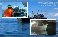 Hải đội 2 và Biên phòng tập kích, bắt 4 tàu 'giã cào bay' tận diệt thủy sản