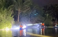 Tìm thấy thi thể người đàn ông sau hơn 24 giờ mất tích dưới cầu Sông Cạn