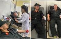 Hai Cảnh sát cơ động hiến máu cứu sống cô gái 19 tuổi