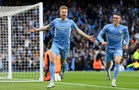 Man City và Real Madrid rượt đuổi ngoạn mục trong ‘cơn mưa bàn thắng’