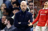 HLV Ten Hag bực bội ra mặt vì bị ‘soi’ quá nhiều về Ronaldo