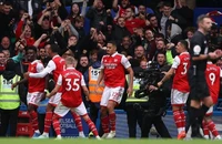 Hạ gục Chelsea, Arsenal lấy lại ngôi đầu Premier League
