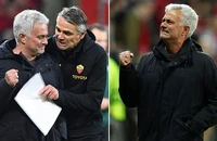 Mourinho rơi nước mắt khi cùng AS Roma lập kỷ lục hoàn hảo