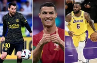 Các VĐV kiếm được hơn 3 tỉ USD, Ronaldo Top 1, Messi ở đâu?