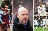 Ten Hag san bằng kỷ lục khốn khổ dài 31 năm của Sir Alex Ferguson tại MU