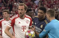 Real Madrid - Bayern Munich (2-2): Bellingham làm trò gây sốc với Harry Kane