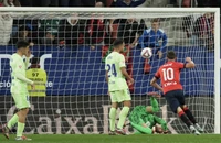 Barca nhận thất bại đầu tiên tại La Liga