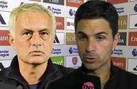 Phản ứng của Arteta khi được so sánh với Mourinho