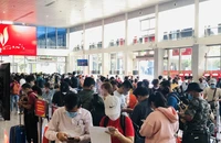 Gỡ điểm nóng quá tải nhà ga Tân Sơn Nhất dịp Tết