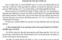 TP.HCM gửi Bộ GD-ĐT 3 kiến nghị liên quan kỳ thi học sinh giỏi cấp quốc gia 