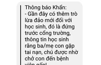 Trường học cảnh báo chiêu thức lừa đảo 'ba mẹ con bị tai nạn'