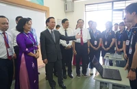 Chủ tịch nước Võ Văn Thưởng về thăm trường cũ
