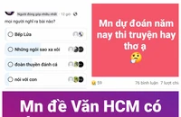 Đoán đề thi tuyển sinh vào lớp 10 tràn lan trên mạng xã hội