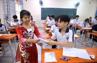 3,5 điểm mỗi môn trúng tuyển lớp 10 công lập tại TP.HCM