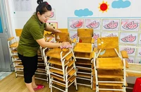 Các trường tất bật dọn dẹp đón học sinh trở lại sau kỳ nghỉ Tết