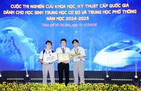 Dự án nghiên cứu khoa học kỹ thuật của học sinh TP.HCM được dự thi quốc tế