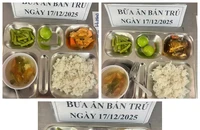 Suất ăn bán trú Trường THPT Trưng Vương: Ý kiến phụ huynh ra sao?