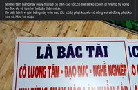 Các 'bác tài' kêu gọi nhau không chạy vào làn khẩn cấp