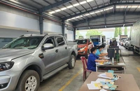 Cơ sở đăng kiểm phải cấp giấy và tem kiểm định trong 4 giờ làm việc 
