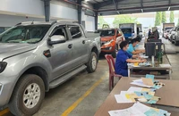 Cà vẹt xe ở ngân hàng, thay thế bằng giấy tờ gì để được đăng kiểm?