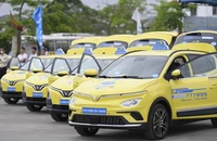Thêm một hãng taxi đưa xe điện VinFast vào vận hành phục vụ lễ 30-4 và 1-5