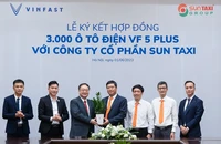 Sun Taxi sẽ lăn bánh 3.000 ô tô điện VinFast trên khắp Việt Nam