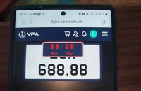 Biển số Thái Nguyên 20A-688.88 chỉ với 1,2 tỉ đồng đã được đấu giá 