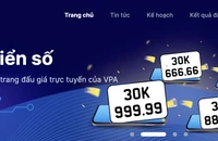 Loạt biển số tứ quý, tam hoa, số tiến được đấu giá trong tháng 12