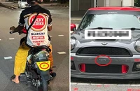 Việt Nam có được lắp đặt biển số siêu nhỏ?