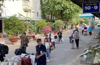Ga Sài Gòn bắt đầu đưa người dân về quê nghỉ Tết